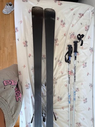 Sci Volkl Sensor 170cm con Bastoni