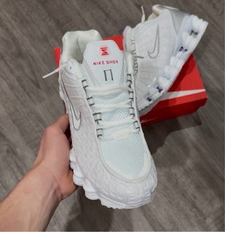 Nike Shox TL Blancas Plata