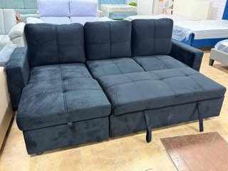 Sofá cama chaiselongue + arcón de almacenaje