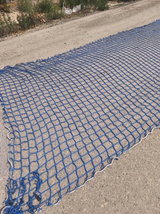 Red de seguridad obra 3,1x20m azul