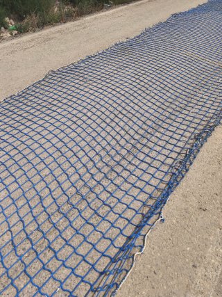Red de seguridad obra 3,1x20m azul