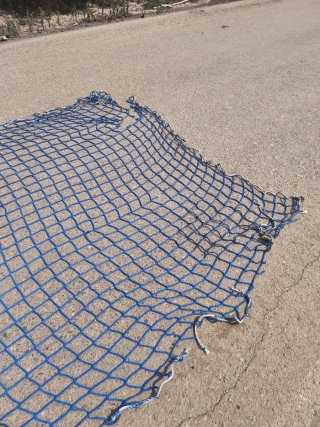 Red de seguridad obra 3,1x20m azul