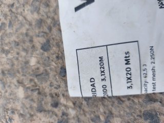 Red de seguridad obra 3,1x20m azul