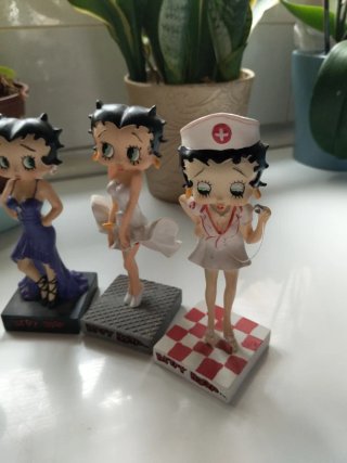 7 Figuras Mini Betty Boop
