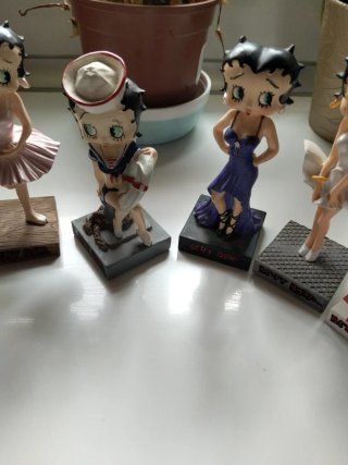 7 Figuras Mini Betty Boop