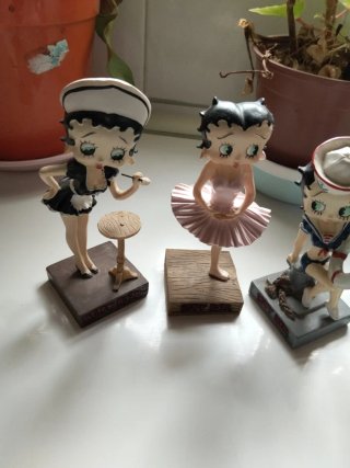 7 Figuras Mini Betty Boop