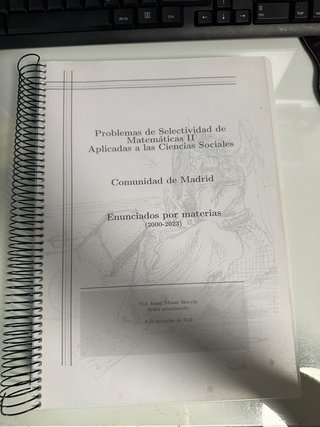 Libro de problemas de selectividad de matemáticas