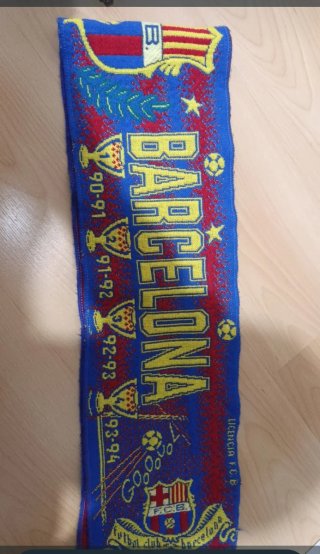Bufanda FC Barcelona Tretacampéon