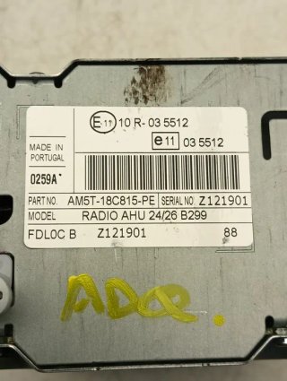 Sistema audio / radio cd FORD FIESTA (CNN)