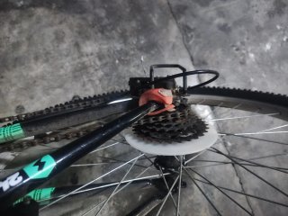 Bicicleta BMX Negra y Verde
