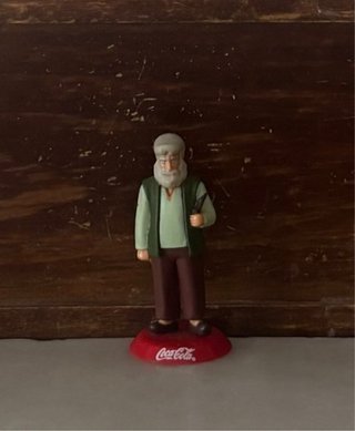 Mini Figura Abuelo Heidi Coca-Cola