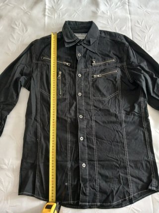 Camisa Negra Vintage YANG JEANS Talla L