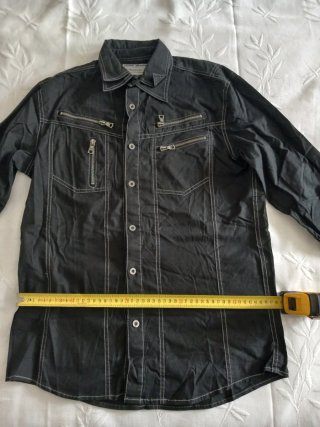 Camisa Negra Vintage YANG JEANS Talla L