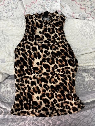 Top Leopardo Shein Talla XS