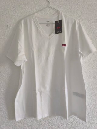 Camiseta Levis Blanca Talla XL