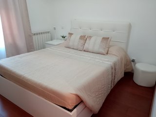 Cama Casal Branca Lacada