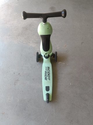 Patinete infantil 3 ruedas verde Scoot Rider