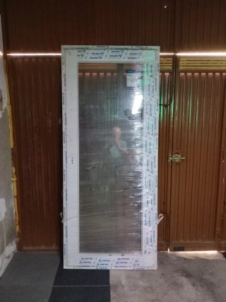 Puerta Balconera PVC Cortizo Blanca 90x210