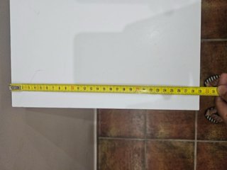 Estantería blanca de madera