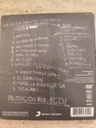 CD DVD El Canto del Loco