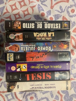 Lote de Películas VHS. La unica que se ce un poco