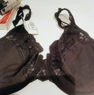 DIM Dentelle & Coton reggiseno con ferretto FR 40