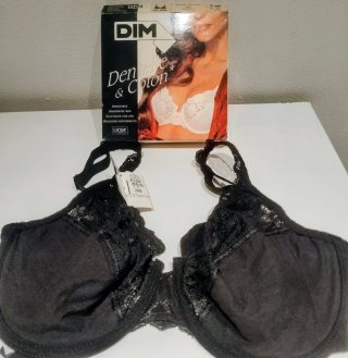 DIM Dentelle & Coton reggiseno con ferretto FR 40