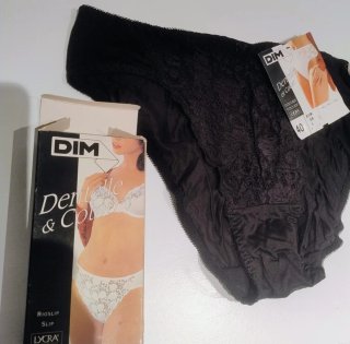 DIM Dentelle & Coton reggiseno con ferretto FR 40
