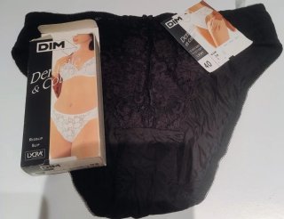 DIM Dentelle & Coton reggiseno con ferretto FR 40