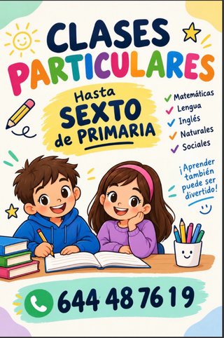 Clases particulares/niñera en Burgos