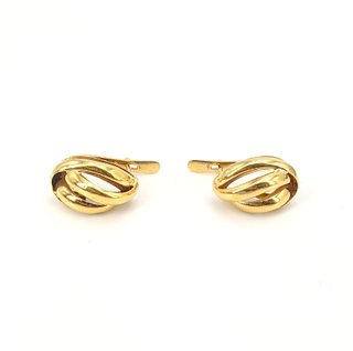 Pendiente de oro de 18k, 2.82 g.