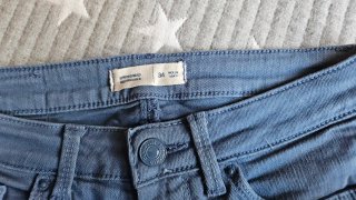 Pantalón vaquero azul claro mujer T.34