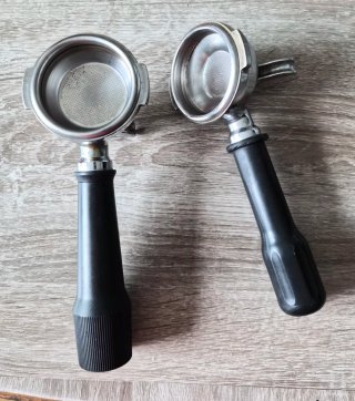 2 Brazos o portafiltros para cafetera profesional