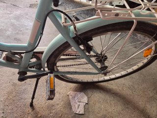 Bicicleta Paseo Turquesa con Cesta