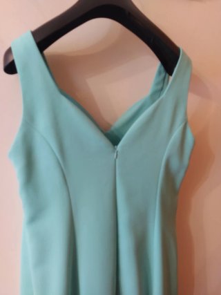 Vestido verde largo talla 46
