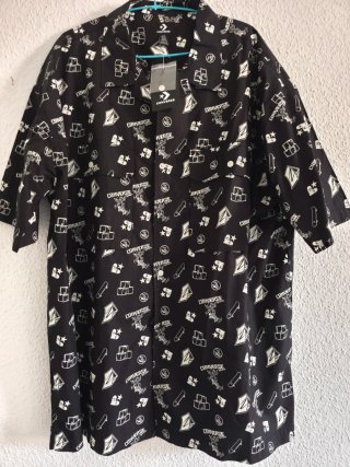 Camisa Manga Corta Converse Estampada XL