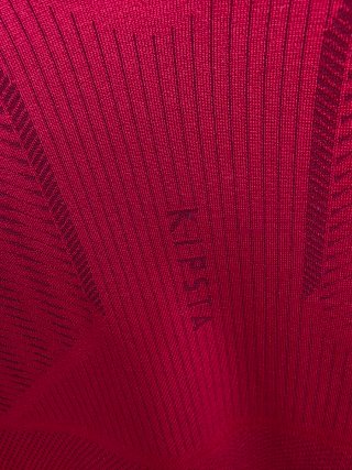 Camiseta térmica Kipsta roja manga larga