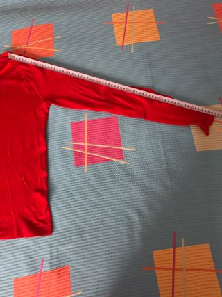 Camiseta térmica Kipsta roja manga larga