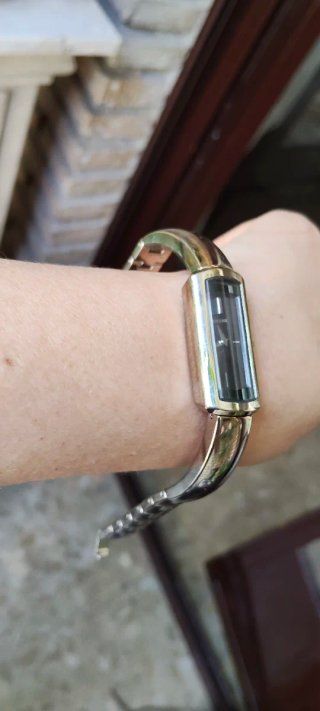 Reloj Pulsar Mujer Rectangular Plata Negro