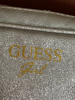 Bolso Bandolera Guess Dorado y Plateado