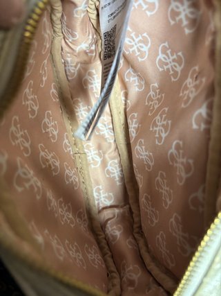 Bolso Bandolera Guess Dorado y Plateado