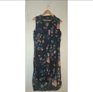 Camisa Vestido Estampado Floral
