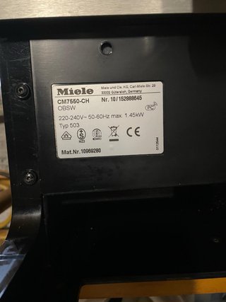 Macchina caffè da incasso Miele CM 7550