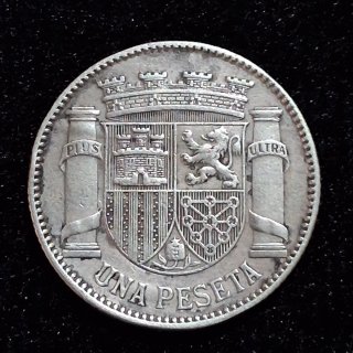 1 Peseta 1933 República Española plata