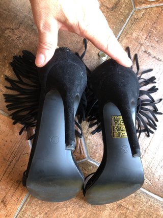 Scarpe con tacco Fiori & Spi con frange
