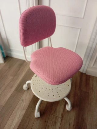 Silla estudio infantil rosa