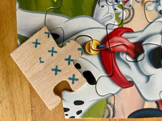 2 Puzzles Educa Madera Dálmatas Disney