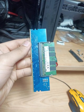 RAM de 8GB con adaptador dimm ddr4