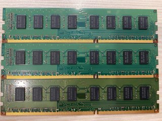 3x Samsung 2GB DDR3 RAM Módulos