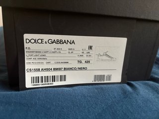 Dolce & Gabbana Portofino Sneakers Bianco Grigio